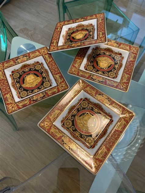 aschenbescher versace rot|rosenthal versace tableware.